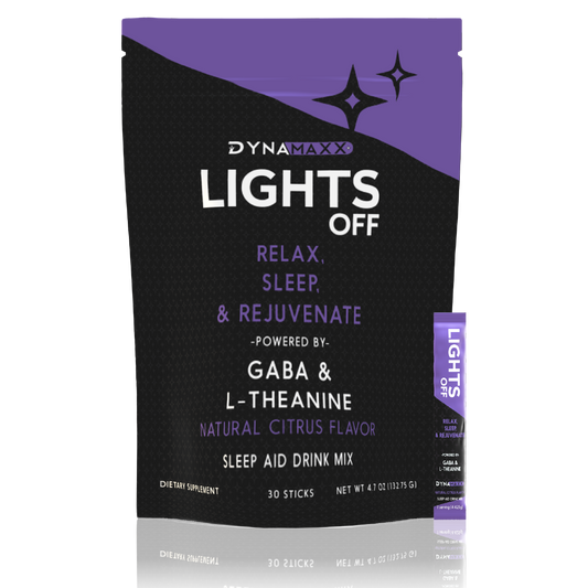 Lights OFF | Natural Sleep Aid, RELAX, Rejuvenate, Nighttime Restorative Sleep Formula | 30 Stick Packs